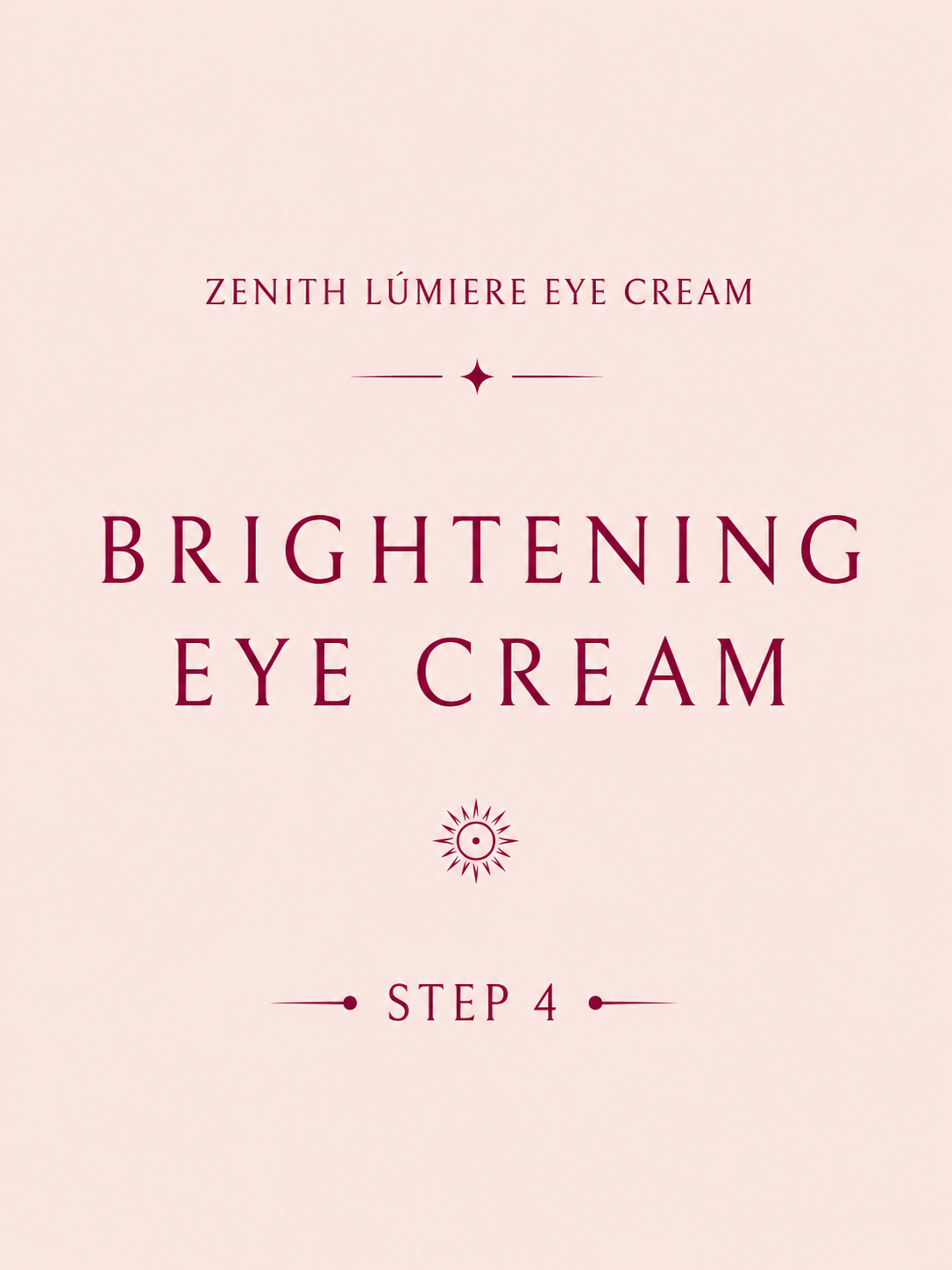ZENITH LÚMIERE EYE CREAM